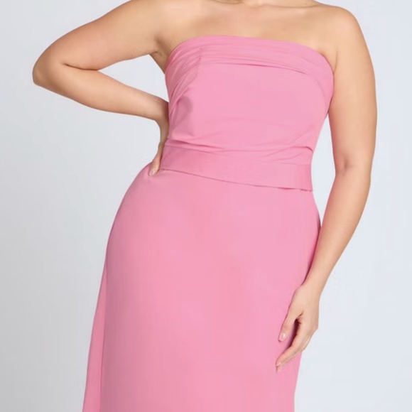 NWT never worn Eloquii Pleated Bodice Bow Detail Dress - Picture 2 of 7